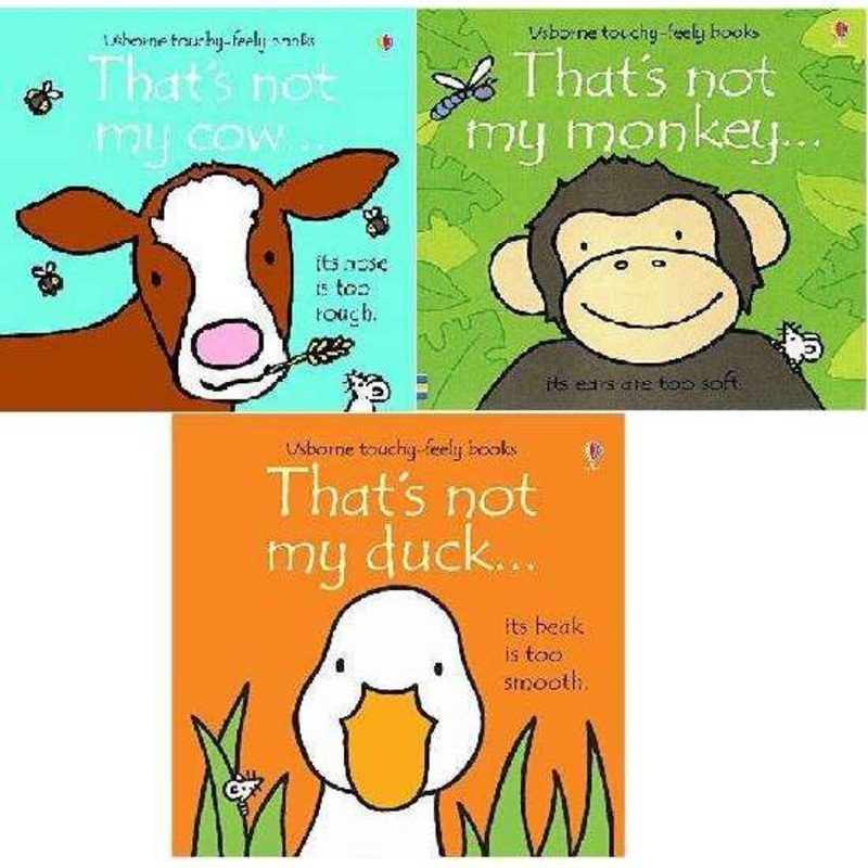 That’s Not My Animals 3 Books Collection Set (Cow, Duck, Monkey) By Fiona Watt