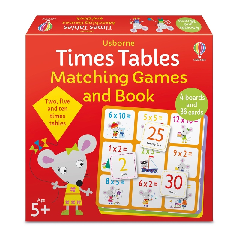 Times Tables Matching Games And Book