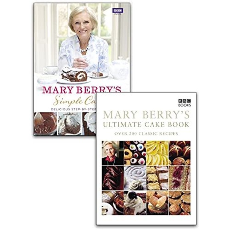 Mary Berry’s Ultimate Simple Cake 2 Books Collection Set Over 200 Classic Delicious Step by Step Recipes