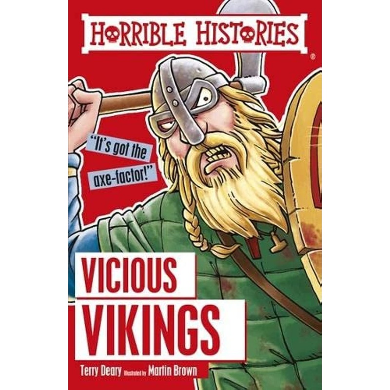 Vicious Vikings  Horrible Histories Book by Terry Deary | Funny and Gruesome Viking History for Kids Ages 812