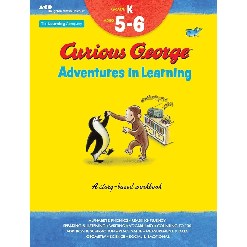 Curious George Adventures in Learning, Kindergarten: Story-based learning (Learning with Curious George)