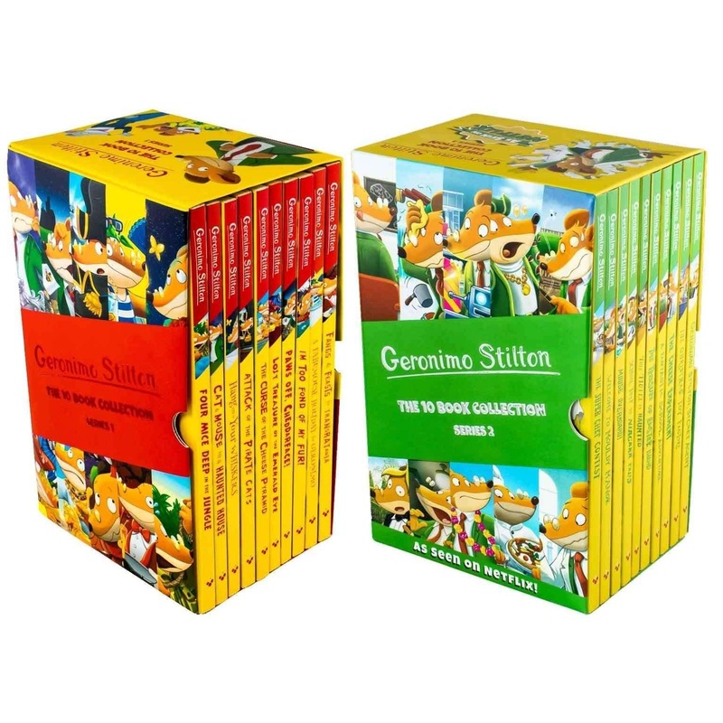 Geronimo Stilton Series 1 & Series 2 – 20 Books Collection Box Set
