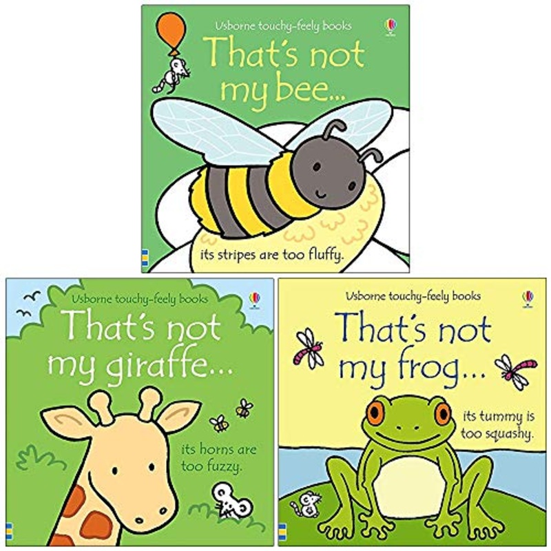 That’s Not My Series 3 Books Collection Set By Fiona Watt (Bee, Giraffe, Frog)
