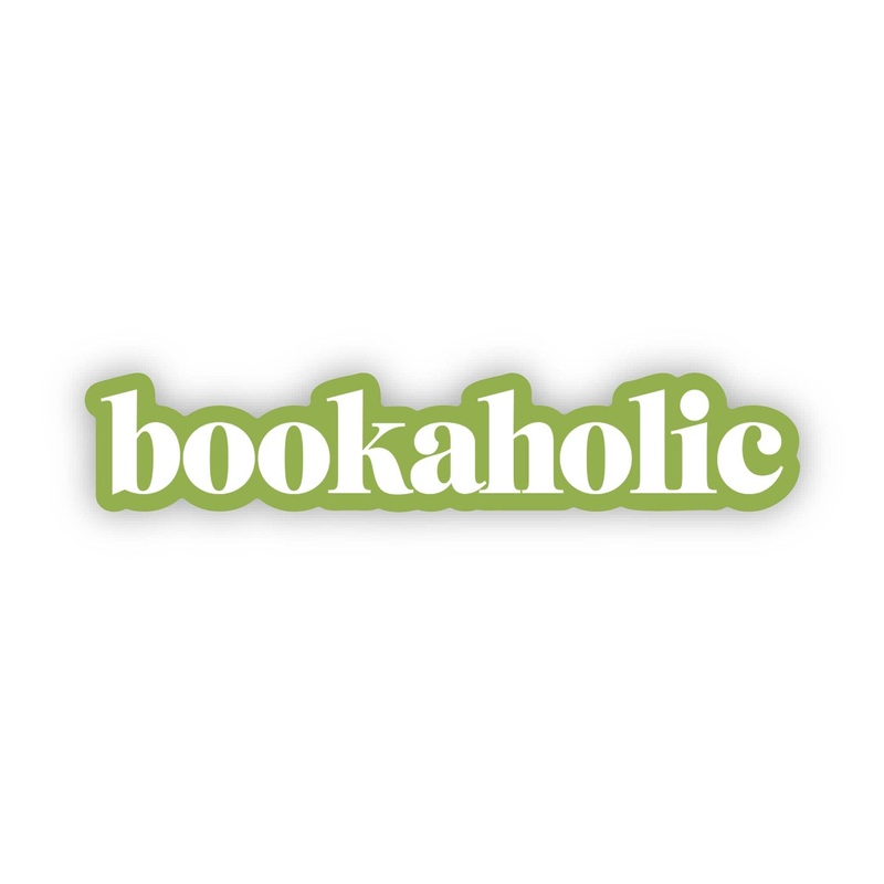 “Bookaholic” Book Sticker