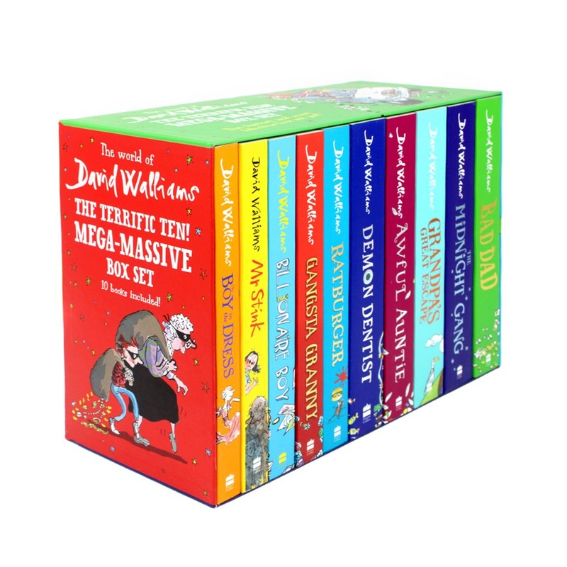 David Walliams The Terrific Ten Mega Massive 10 Books Box Set – Fun and Adventure for 8+ Years Children Paperback Young Readers family Fun Reading