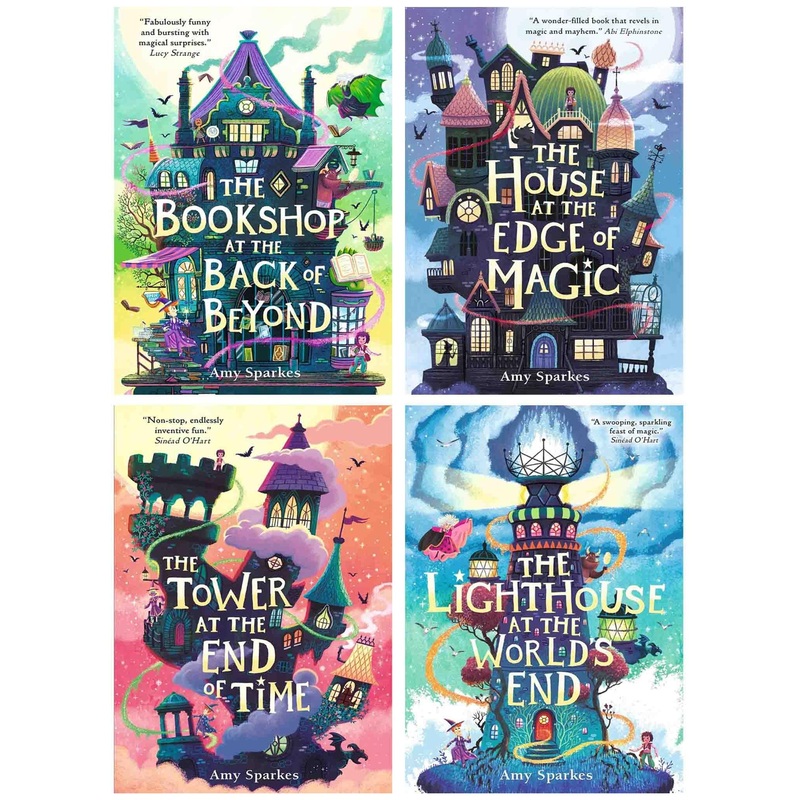 The House at the Edge of Magic Series  4-Book Collection by Amy Sparkes | Fantasy Adventure, Middle-Grade Magic, Fun & Imaginative Storytelling