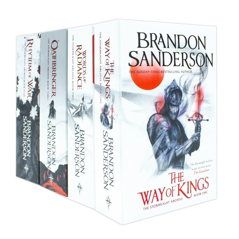 The Stormlight Archive 4-Book Set by Brandon Sanderson  Epic fantasy, magic, heroes, rich world-building, adventure, bestselling book series