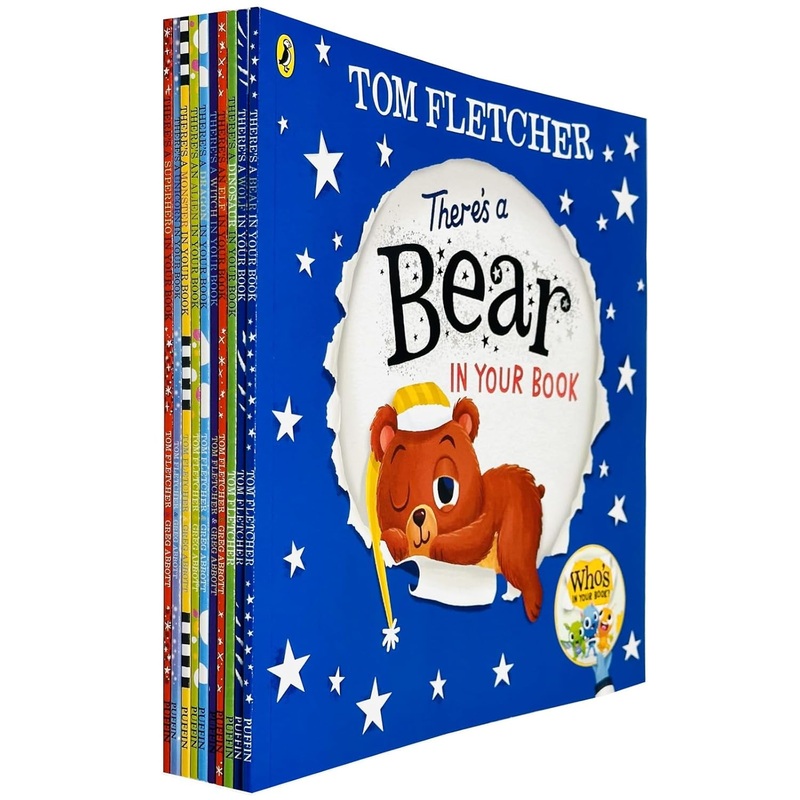 Who’s In Your Book? Series 10 Books Collection Set By Tom Fletcher (Monster, Unicorn, Alien, Dragon, Witch, Superhero, Elf, Bear, Dinosaur & Wolf)
