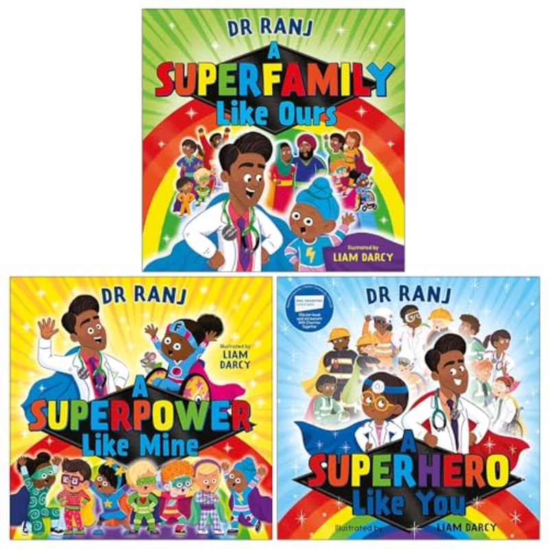 Dr. Ranj Singh 3 Book Set  Inspirational Kids’ Stories | Fun Children’s Books About Superheroes, Family, Friendship & Adventure | Collection