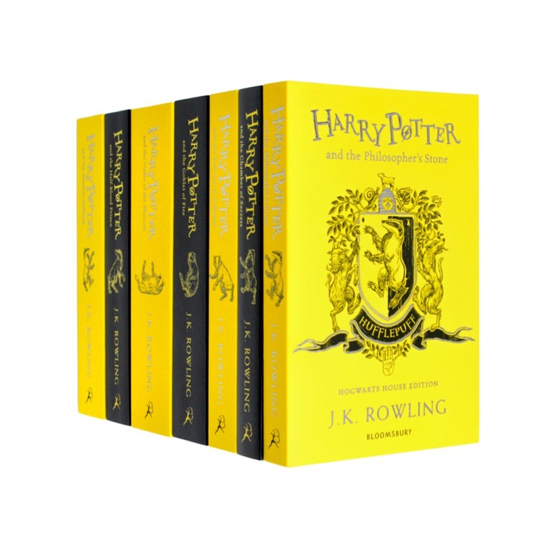Harry Potter Hufflepuff House Editions Paperback Set: J.K. Rowling – 7 books Set (No Box)