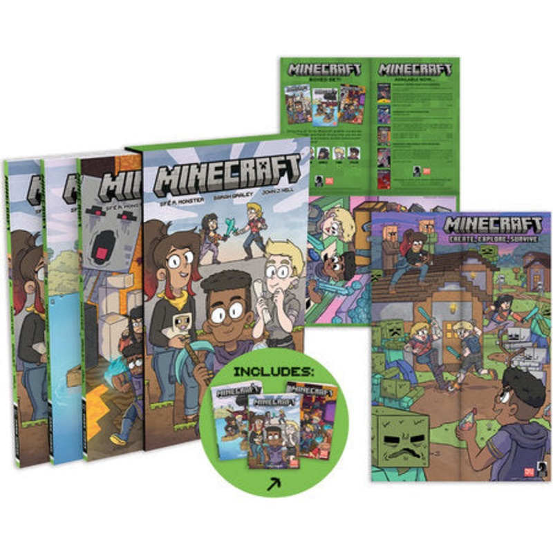 Minecraft Graphic Novels Boxed Set