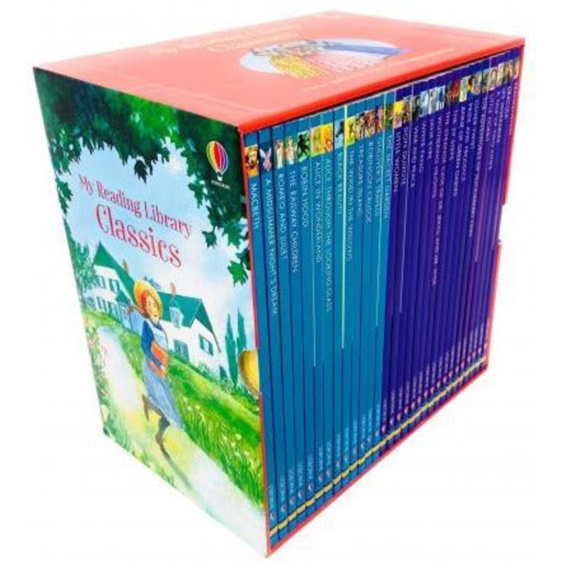 Usborne My Reading Library Classics 30 Books Box Set Collection Age 7+ – New Version