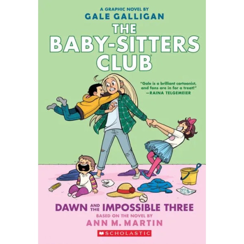 Dawn and the Impossible Three: A Graphic Novel (the Baby-Sitters Club #5) Paperback