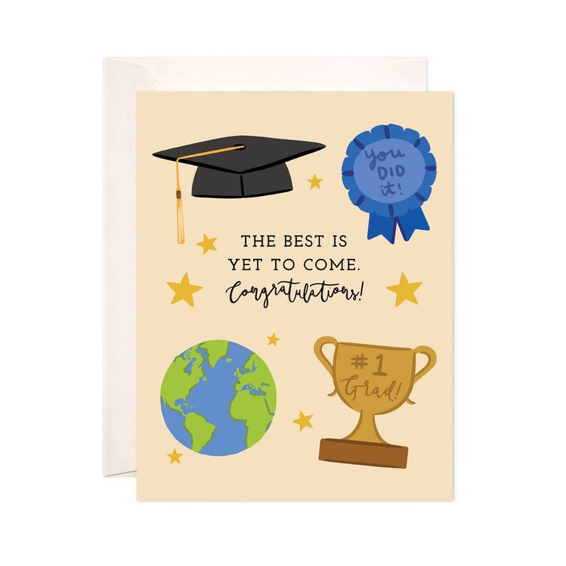 Best to Come Grad Greeting Card – Graduation Gift