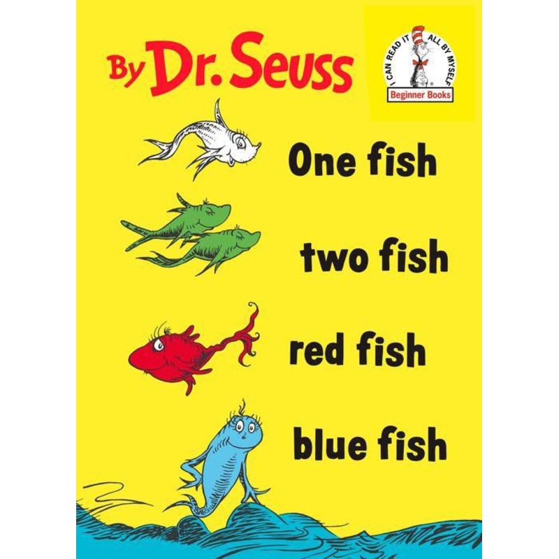 One Fish, Two Fish, Red Fish, Blue Fish Hardcover