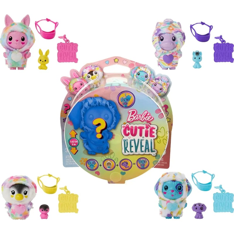 Barbie Cutie Reveal Animal Color Dream-Themed Pet & Accessories