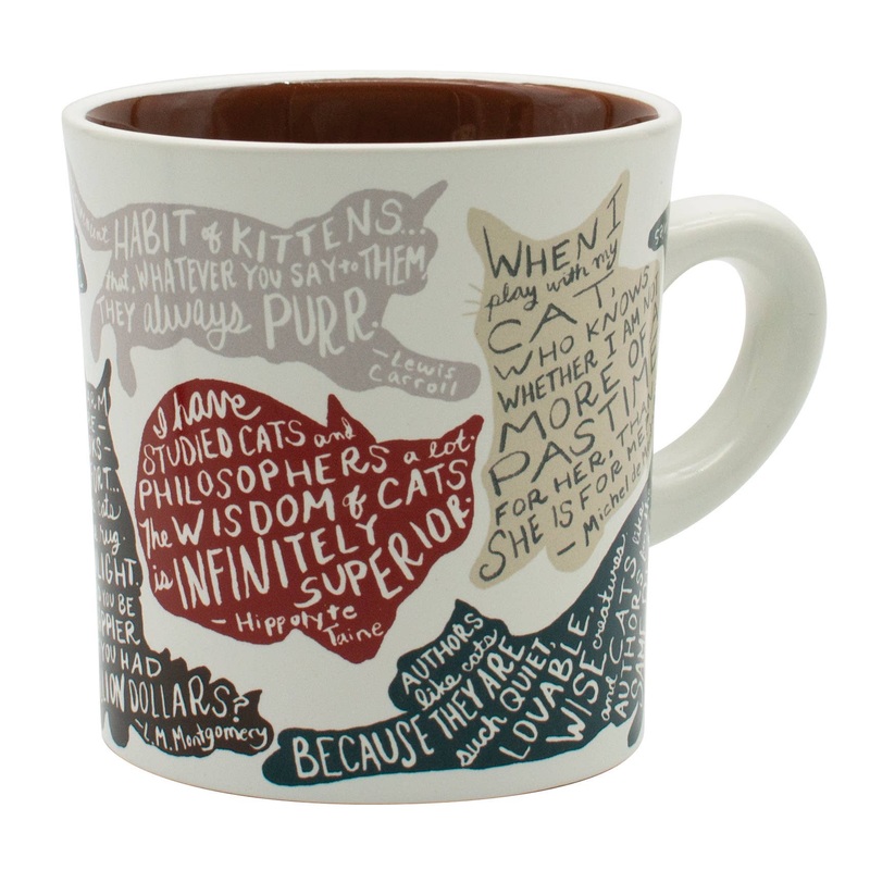 Unemployed Philosophers Guild – Literary Cat Mug