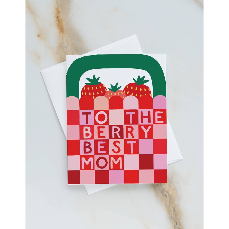 Strawberry Basket Mother’s Day Greeting Card