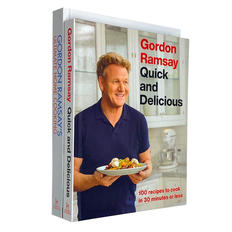 Gordon Ramsay 2 Books Set, Quick & Delicious, Ultimate Home Cooking…