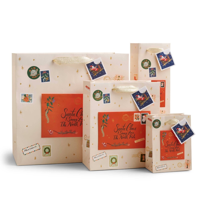Letters to Santa Gift Bag Large