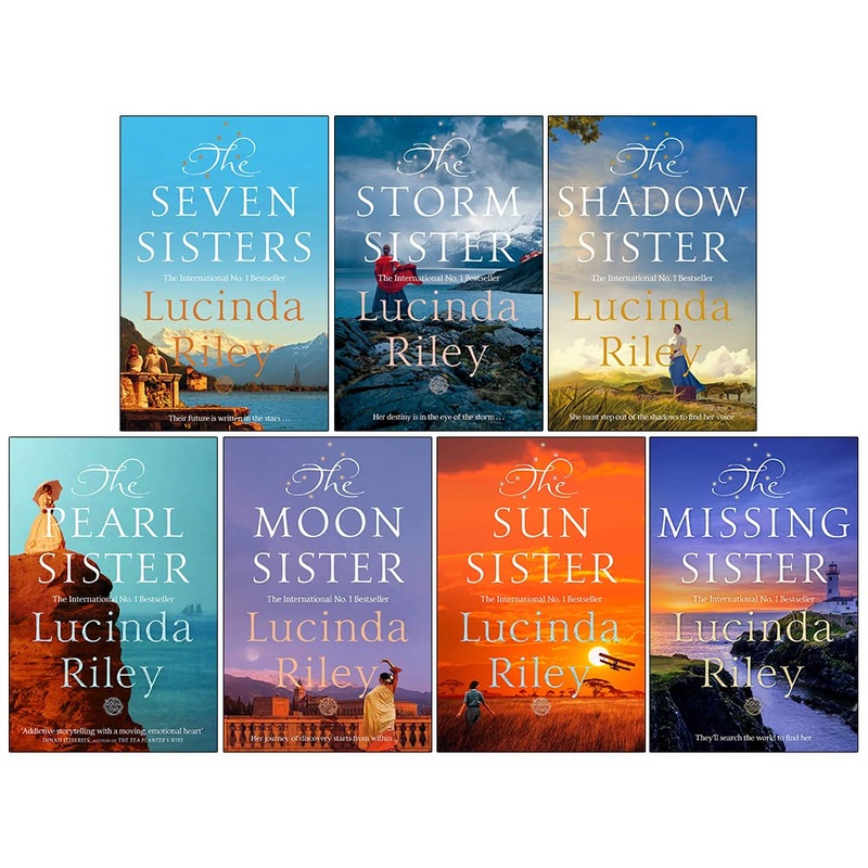 Lucinda Riley Seven Sister 7 Books Collection Set Seven Sisters, Storm Sister, Shadow Sister, Pearl Sister, Moon Sister, Sun Sister, Missing Sister