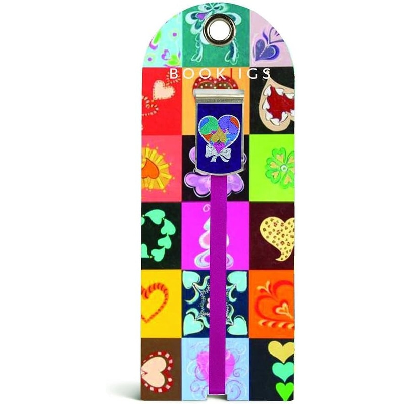 BOOKJIGS BOOKMARK: COLORFUL HEART