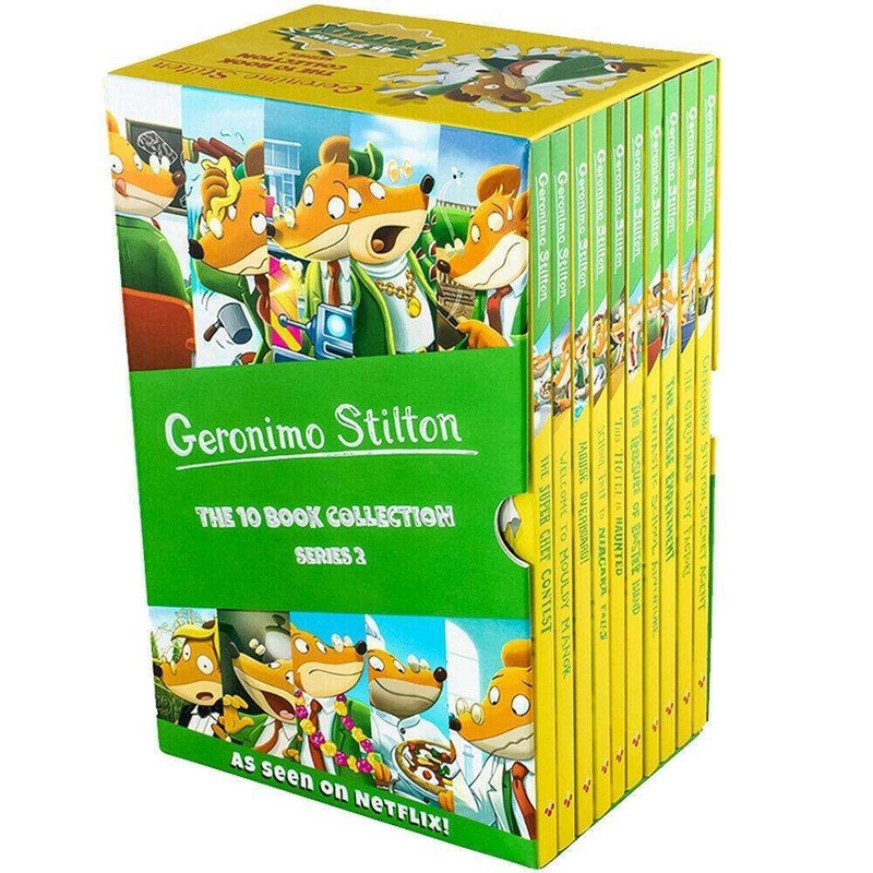 Geronimo Stilton 10 Book Set Collection Series 2 – School Trip to Niagara Falls