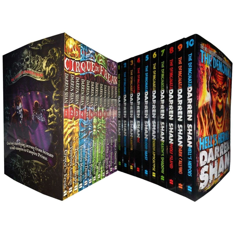 Saga of Darren Shan Series 22 Books Set  Cirque du Freak & Demonata | YA Fantasy, Horror, Adventure, Magic, Thrilling Tales, Monsters