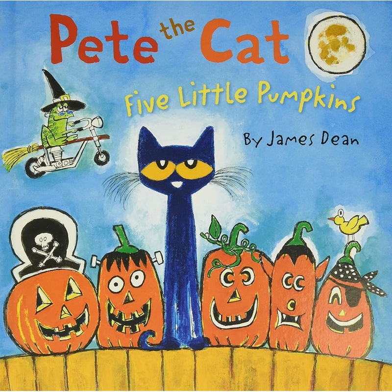 Pete the Cat: Five Little Pumpkins: A Halloween Book for Kids