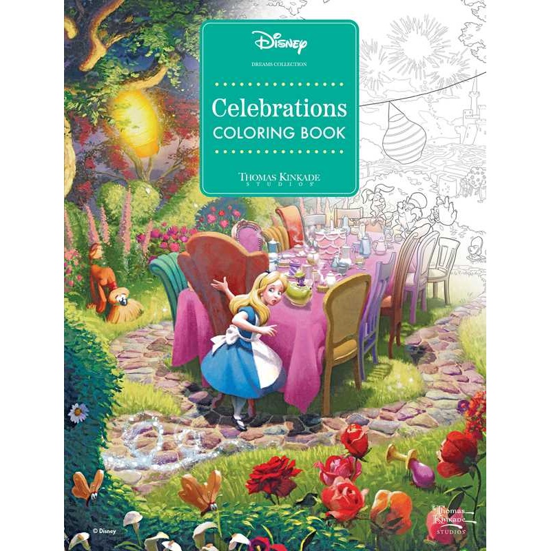 Coloring Book – Disney Dreams Collection Thomas Kinkade Studios Celebrations