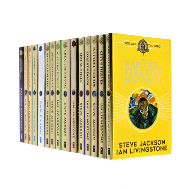 Fighting Fantasy Collection 15 Books Set by Ian Livingstone & Steve Jackson