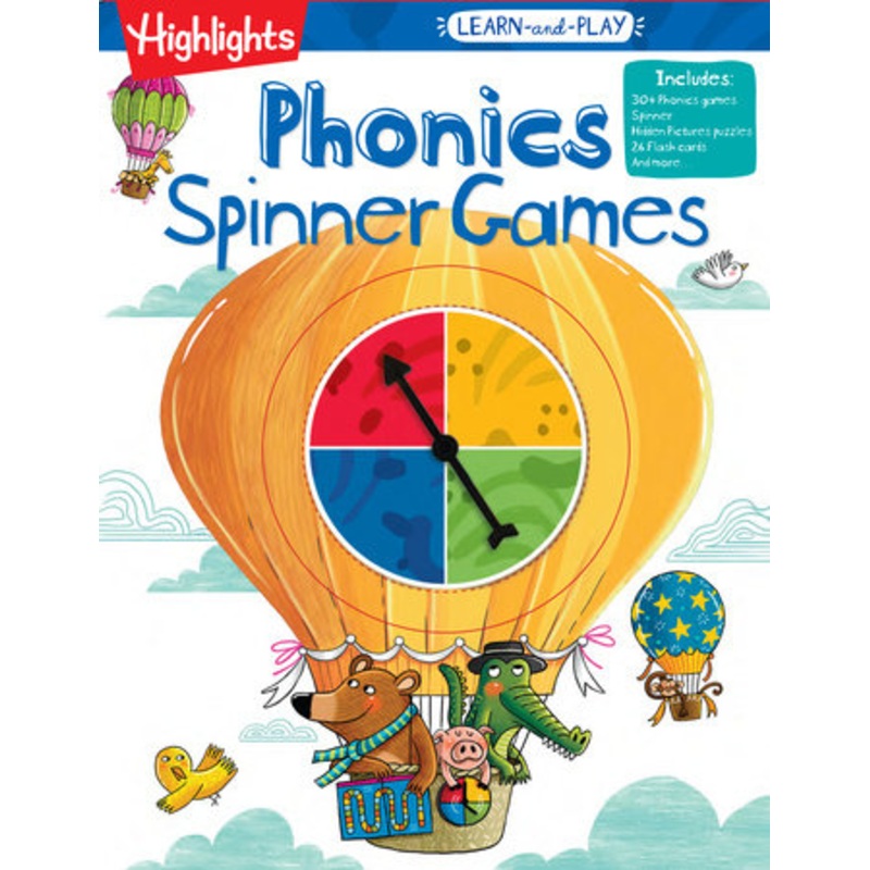 Highlights Learn-and-Play Phonics Spinner Games