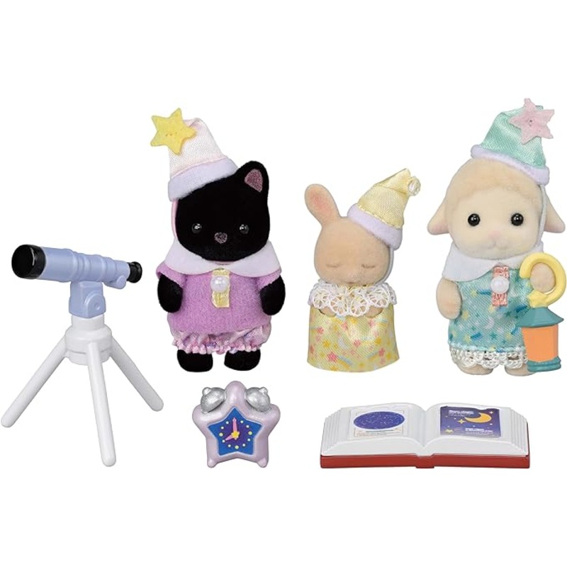 Calico Critters Sleepover Party Trio