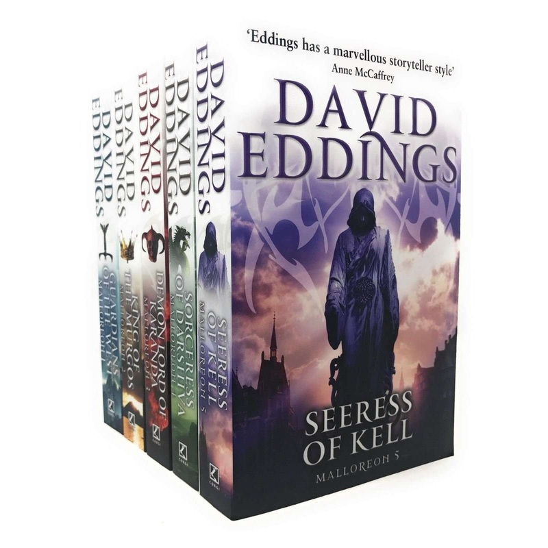 David Eddings The Malloreon Series 5-Book Collection Set| Epic Fantasy Adventure  Guardians of the West & More|Magic, Heroes, Quests & Mythical Tales