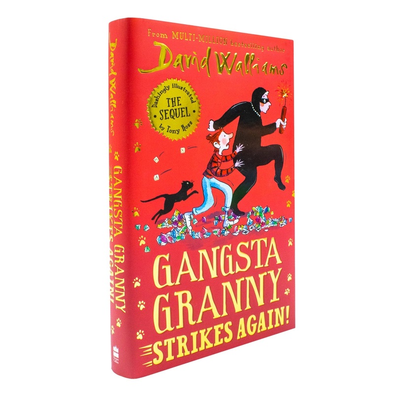 Gangsta Granny Strikes Again! ,The Amazing Sequel to Gangsta Granny, A Fun Illustrated Children’s Book by David Walliams for Ages 8+
