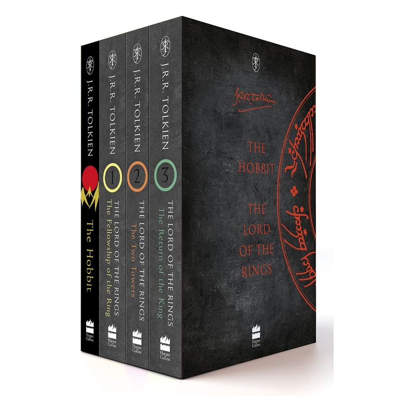 The Hobbit & The Lord of the Rings 4-Book Box Set by J.R.R. Tolkien  An Epic Fantasy Collection of Classic Tales, Magic & Adventure in Middle-Earth
