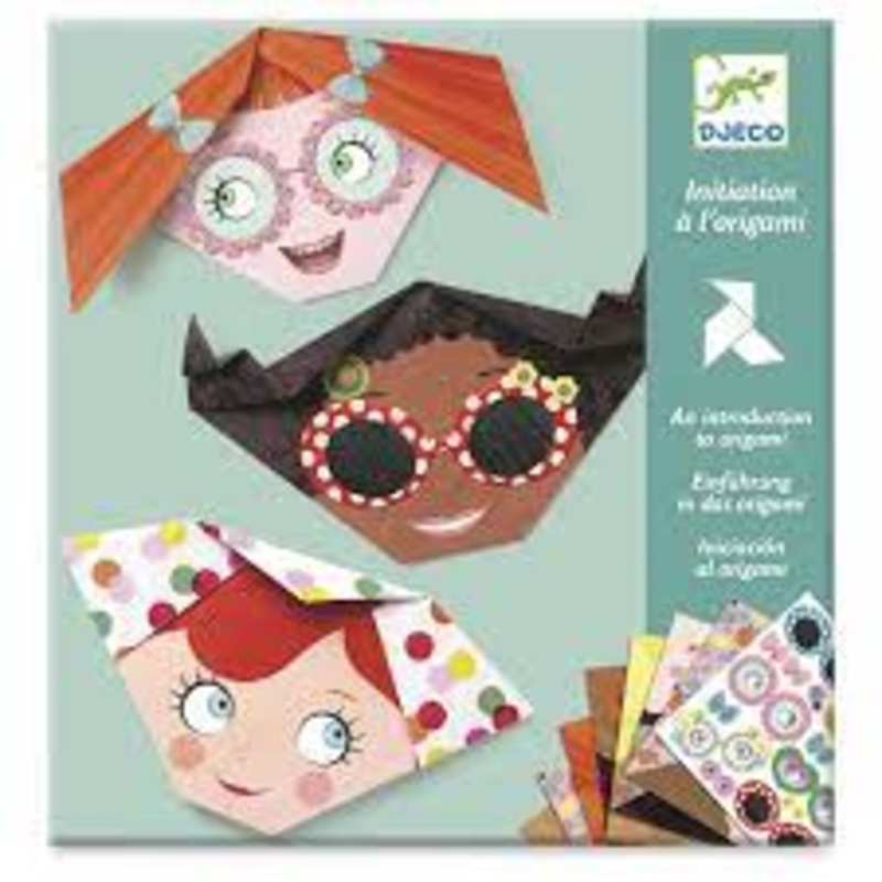 Djeco Origami Kit – Pretty Faces