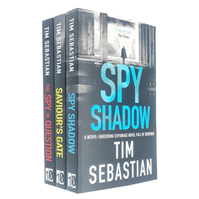 Tim Sebastian Collection 3 Books Set (Spy Shadow, Saviour’s Gate, The Spy in Question)