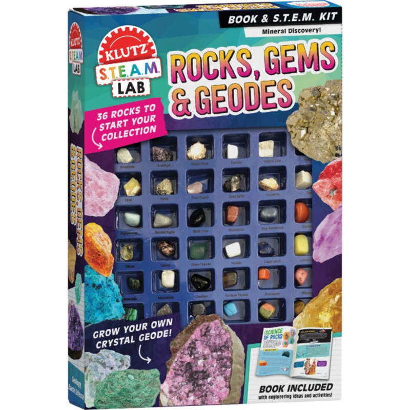 Klutz Maker Lab Rocks, Gems & Geodes