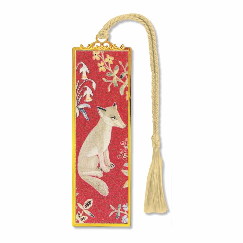 David Howell and Company – Medieval Fox Metal Bookmark, MADE in USA