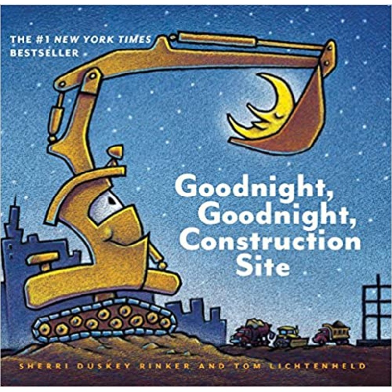 Goodnight, Goodnight Construction Site (Board Book for Toddlers, Children’s Board Book)
