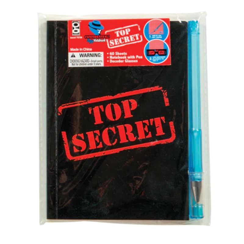 Confidential Spy Notebook: Top Secret!