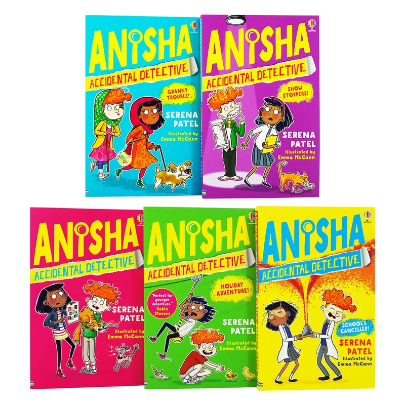 Anisha Accidental Detective 5 Books Collection Set (Anisha Accidental Detective, Schools Cancelled!, Granny Trouble!, Show Stoppers & MORE!)
