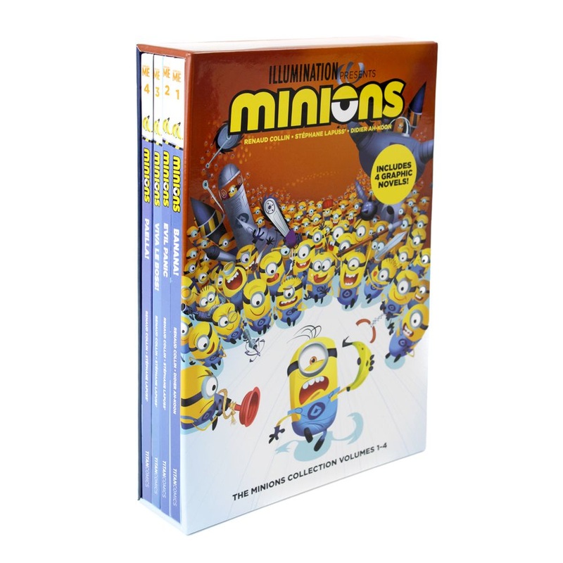 Despicable Me Minions Banana Series Volumes 1 – 4 Graphic Novel Books Collection Box Set