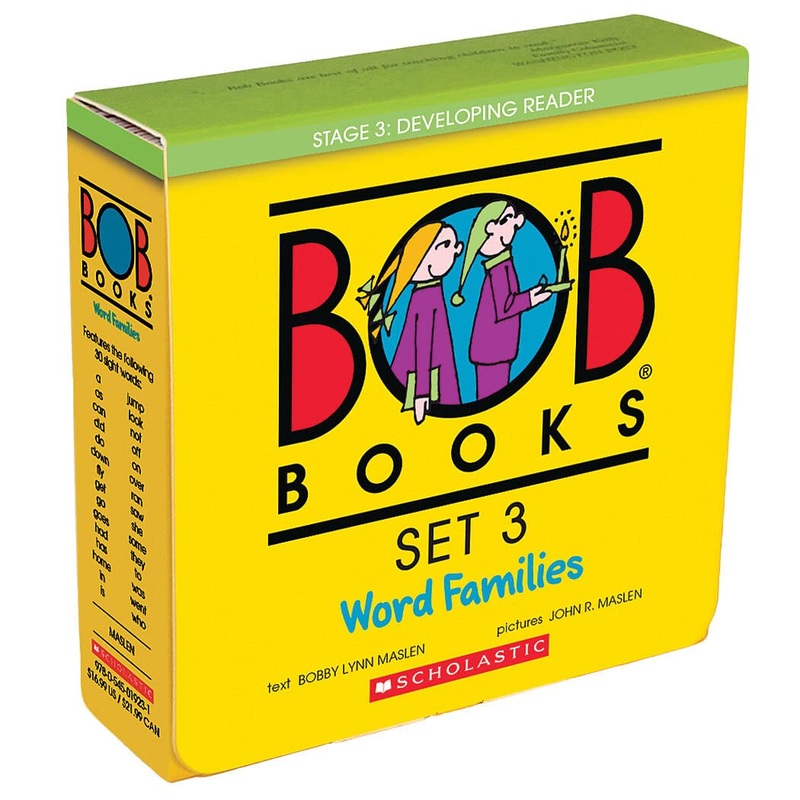 Bob Books Set 3 – Word Families (Stage 3: Developing Reader) Boxed Set