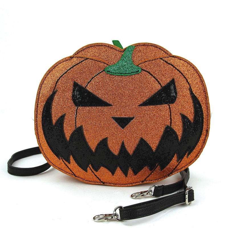 COMECO INC – 88969UB Two Faced Jack O Lantern Cross Body Bag