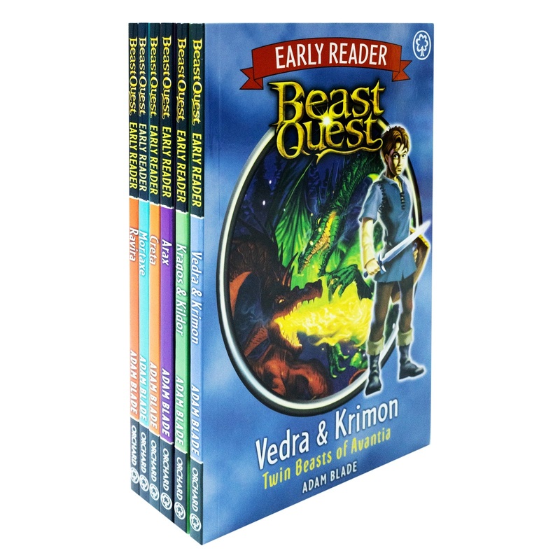 Beast Quest Early Reader Series by Adam Blade 6 Book Collection for Ages 57, Fantasy Adventure Books for Kids, Illustrated Fun & Imaginative Reading