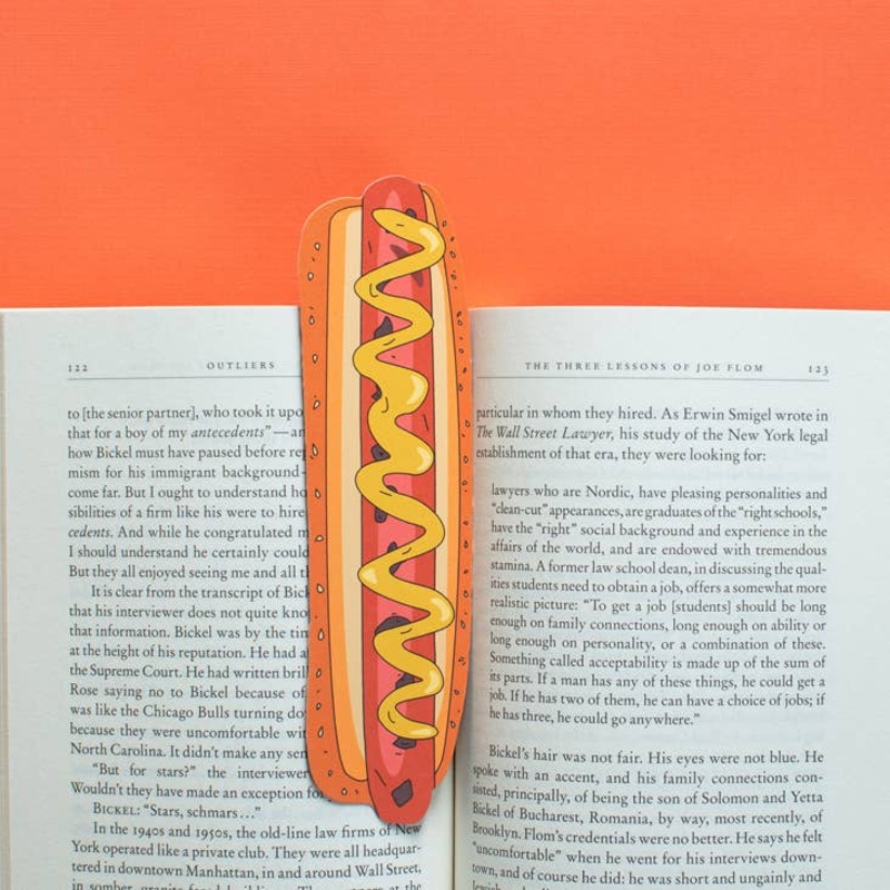 Hot Dog Bookmark (it’s die cut!)