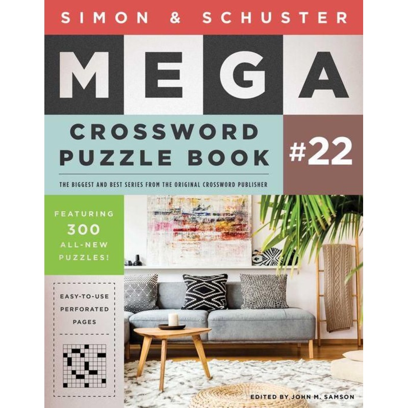 Simon & Schuster Mega Crossword Puzzle Book #22 Paperback