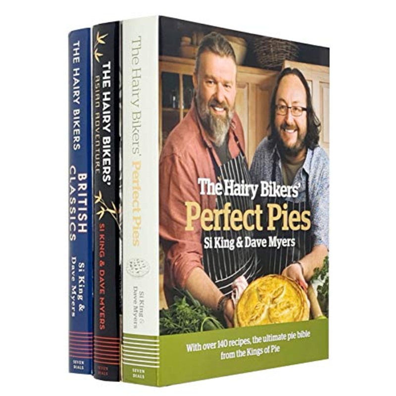 The Hairy Bikers Collection 3 Books Set, Perfect Pies, Asian Adventure, British Classics